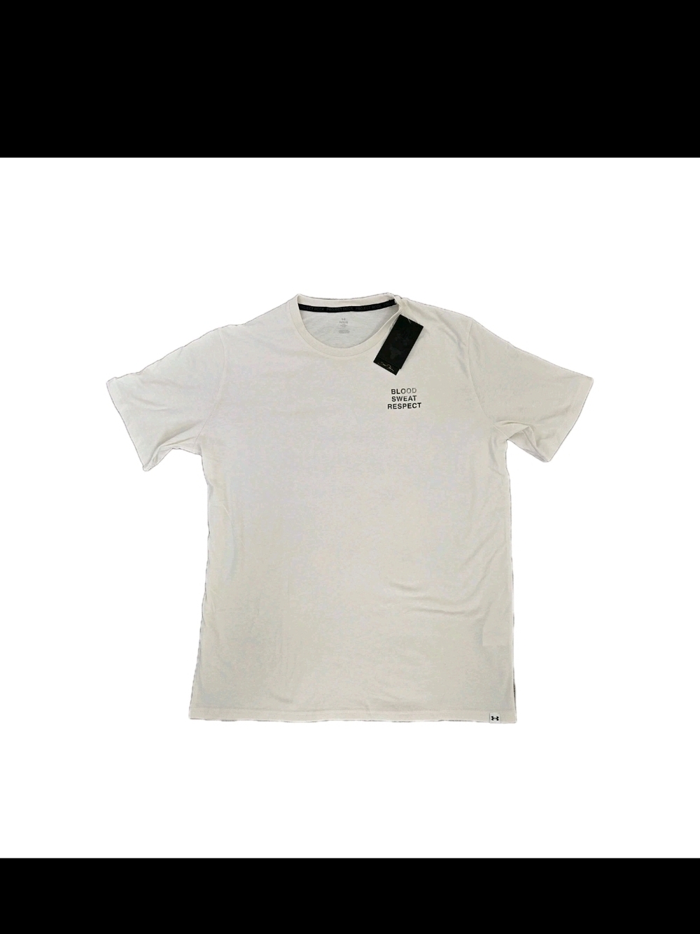 Under Armour White Men’s 'Blood Sweat Respect' Crew Neck Tee
